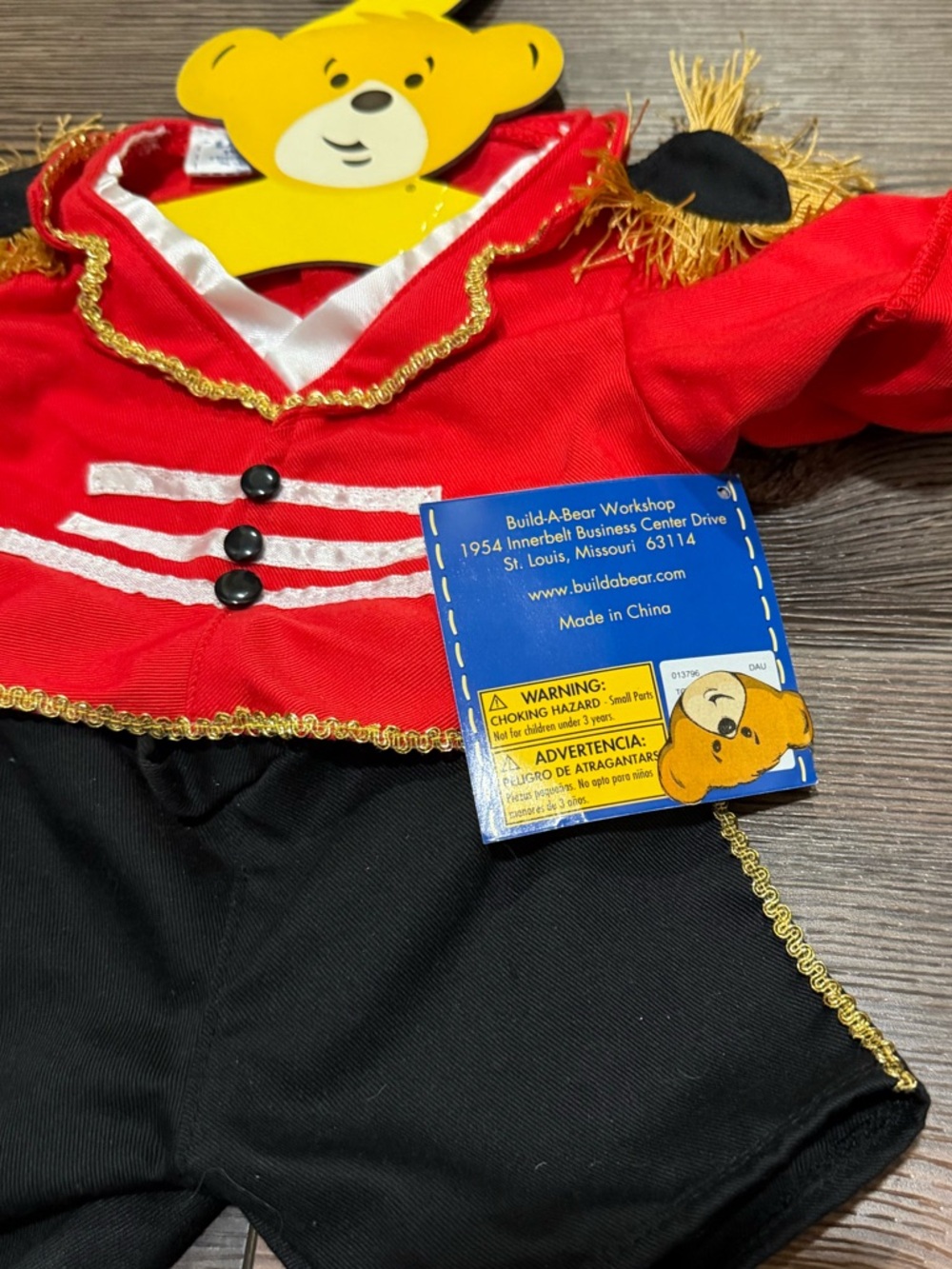 Build-A-Bear Marching Band Outfit - Picture 5 of 6